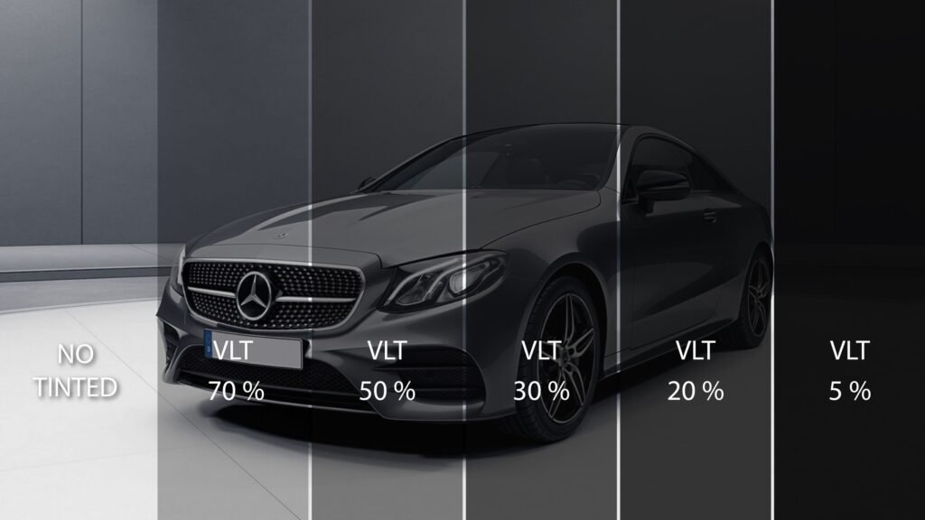 vlt window tint shade level