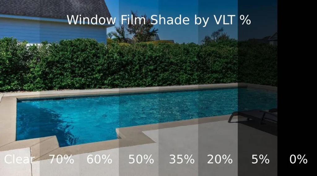 Residential ceramic window tint installation on home in El Cajon CA showing high heat rejection and low glare.