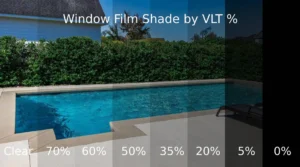 Residential ceramic window tint installation on home in El Cajon CA showing high heat rejection and low glare.