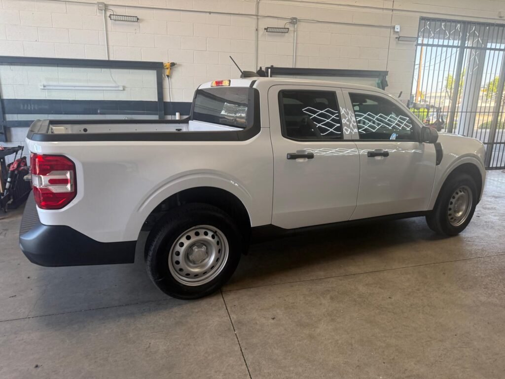 Ford Maverick pickup truck after professional window tint installation at Cali Auto Glass and Tint in El Cajon